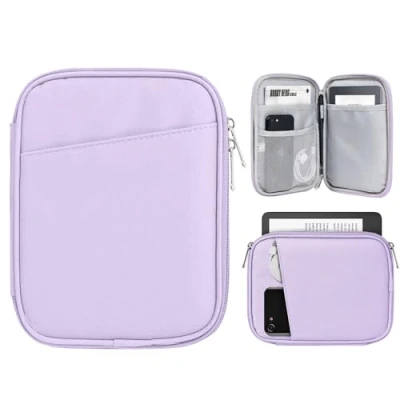 Afbeelding van TiMOVO 6 7 Inch Tablet Sleeve for All New Kindle Paperwhite and Colorsoft Signature Edition, Protective Cover Case with Pocket E Reader/Kindle Oasis, Purple Lavender
