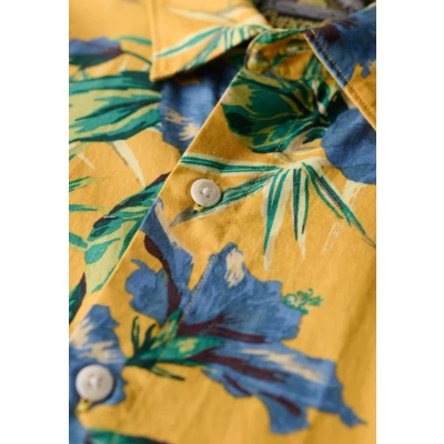 Afbeelding van Superdry Hawaiian Printed Overhemd, Heren, Maat: Medium, yellow