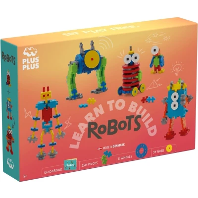 Afbeelding van Plus Learn To Build Robots Constructiespeelgoed Set Met Bouwstenen 250 Delige Bouwset Bouwspeelgoed Vanaf 5 Jaar
