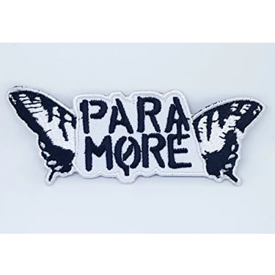 Afbeelding van Nieuwe Paramore Geborduurde Patch Iron Naai op Zwart Wit Badge