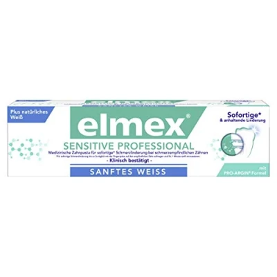 Afbeelding van Elmex sensitive professional plus zachte witte tandpasta, 2 pack (2 x 75 ml)