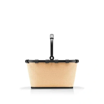 Afbeelding van Reisenthel Carrybag Boodschappenmand Maat XS 5L Frame Raffia Black