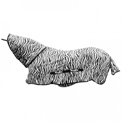 Afbeelding van Vliegendeken Excellent Vliegdeken Zebra inclusief nekdeel Bovenlengte: 165 cm &amp; Onderlengte: 215