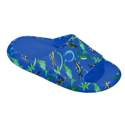 Afbeelding van BECO OCEAN DINOS badslippers voor kinderen blauw maat 22 23