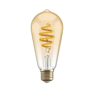 Afbeelding van Hombli Smart Filament Bulb E27 ST64 Amber Edison Warm wit licht Vintage look Wifi 1 Stuk