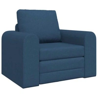 Afbeelding van vidaXL Vloer Sofa Bed 2 in 1 Blauw 98x71x83 cm Stof