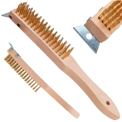 Afbeelding van GEKO 4 row wire brush rust removal with scraper