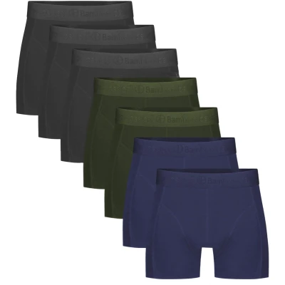Afbeelding van Bamboo Basics boxershort Rico met bamboe (set van 7)
