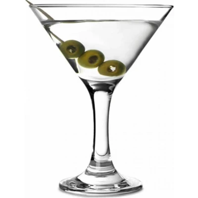 Afbeelding van Pasabahce Cocktail/martini glazen Set van 6x stuks transparant 190 ml Cocktailglazen