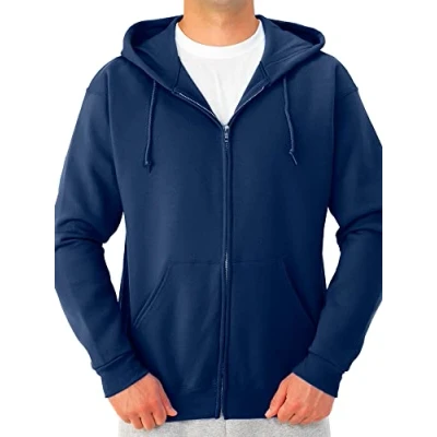 Afbeelding van Jerzees Sweatshirt met capuchon voor heren blauw XL