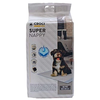 Afbeelding van 2x50 Stuks Croci Puppypads Super Nappy 90x60cm, Hond