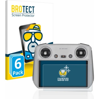 Afbeelding van BROTECT (6 Stuks) Antireflecterende Beschermfolie voor DJI RC Controller Anti Glare Screen Protector, Mat, Ontspiegelend