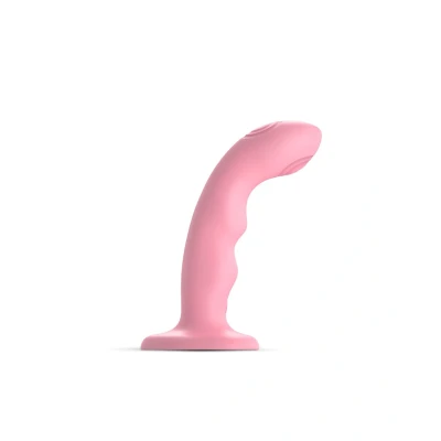 Afbeelding van Strap on me Tapping Dildo Wave Coral Pink