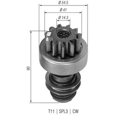 Afbeelding van Rondsel, startmotor MAGNETI MARELLI 940113020060