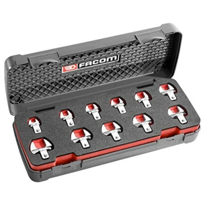 Afbeelding van Facom koffer met metrische opzetsteeksleutels 9 x12 mm 10.J11