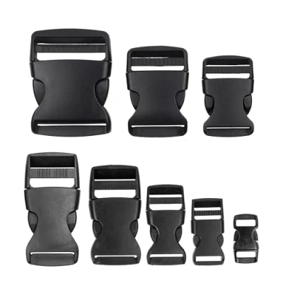 Afbeelding van Dubbelzijdige Ontgrendelingssluiting, Maat 25 mm, 2 pack Riemgespen, Kliksluiting, Sluitingsgesp voor Rugzak, Reserve Vervangingsgesp, Naaiaccessoires, Gesp, Kunststof kliksluiting