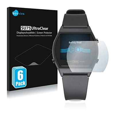 Afbeelding van Savvies (6 Stuks) Schermbeschermer voor Casio LW 204 1BEF Screen Protector Ultra Transparant
