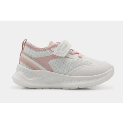 Afbeelding van Tommy Hilfiger Connor Sneakers hoog voor kinderen, Maat: 29, Off white/pink Textiel/ synthetisch