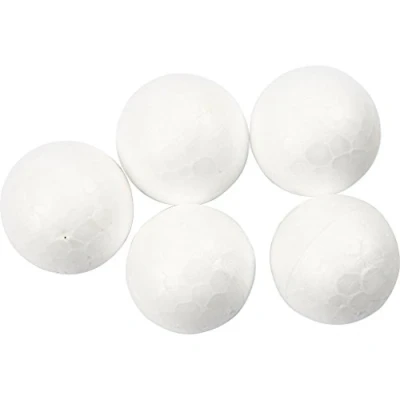 Afbeelding van Ballen, d: 2 cm, wit, styropor, 200stuks