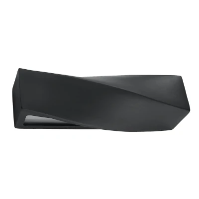 Afbeelding van Sollux Lighting Wandlamp keramiek SIGMA zwart