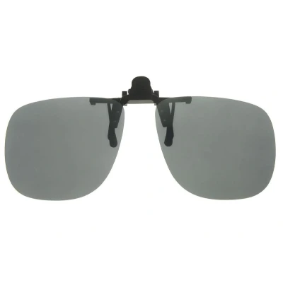 Afbeelding van Polariserende Grey Pilot Clip On Opzetter Zonnebril Voorhanger Opzetbril Overzet