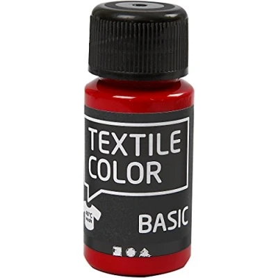 Afbeelding van Creativ Company Textile Color Semi dekkende Textielverf Rood, 50ml