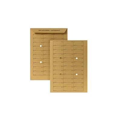Afbeelding van POSTHORN C4 Verzendmap (250 stuks), ongumde huisposttas, bruine omloopmappen met tabelopdruk en praktische perforatie, 324 x 229 mm, 110 g/m²