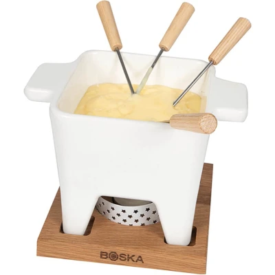 Afbeelding van Boska Tapas fondueset Bianco L 600 ml Wit