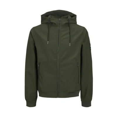 Afbeelding van JACK &amp; JONES Plus Size softshell jas JJEBASIC groen