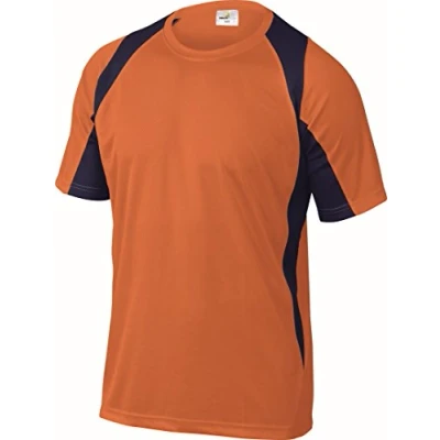 Afbeelding van Delta Plus T shirt, tweekleurig, polyester, Bali, marineblauw, maat XL