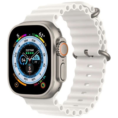 Afbeelding van Apple Watch Strap 49mm White Ocean Band