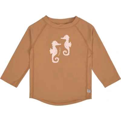 Afbeelding van Lässig Zwemshirt Rashguard Lange Mouw Splash &amp; Fun Seahorse caramel, 13 18 mnd. Maat 86