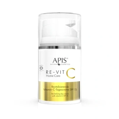 Afbeelding van APIS RE VIT C HUISVERZORGING REVITALISERENDE VITAMINE DAGCRÈME SPF 15 50 ML