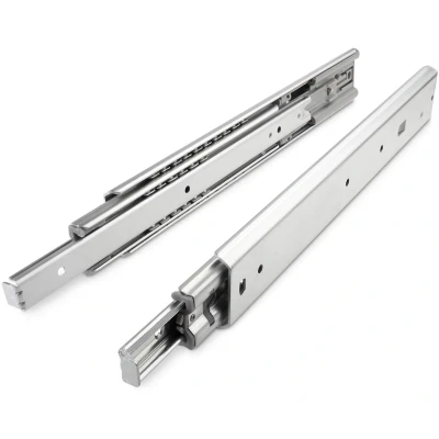 Afbeelding van 1 Paar (2 stuk) Volledig uitschuifbaar Ladegeleider KV1 80 H53 L700 SC Lengte 700 mm Draagkracht kg gegalvaniseerd van SOTECH