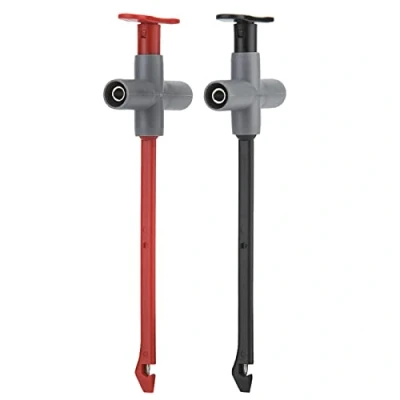 Afbeelding van 2 stuks multimeter testclips, P5010 automotive punctiesonde auto reparatie test clip, power probe draad piercing sonde clip tool