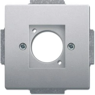 Afbeelding van Abb busch jaeger centraalplaat neutrik pure rvs 2cka001724a4403