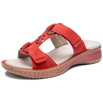Afbeelding van Ara Slippers Hawaï sleehak, zomerschoen, pantoffels met klittenband