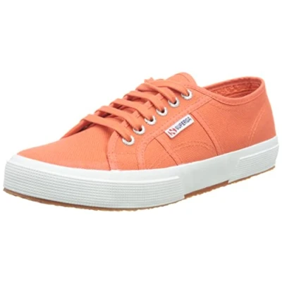 Afbeelding van Superga 2750 Cotu Classic uniseks volwassene Sneakers Lage sneakers, oranje perzik koraal, 35 EU
