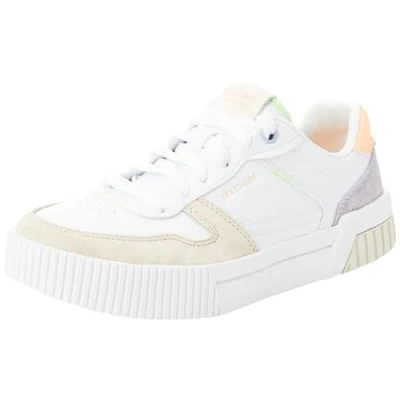 Afbeelding van Skechers Jade Stylish Type 185092 WMLT, Vrouwen, Wit, Sneakers, maat: 35,5