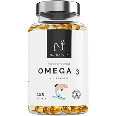 Afbeelding van Omega 3 maximale concentratie EPA DHA. vetzuren (2000 mg) + vitamine E op basis van wilde visolie. 120 zachte parels