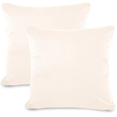 Afbeelding van aqua textil Classic Line kussensloop, 80 x cm, sneeuwwit katoenen ritssluiting Jersey kussensloop