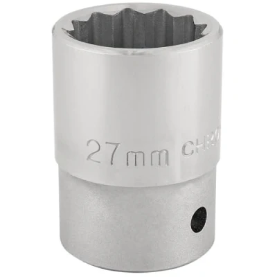 Afbeelding van Draper T MM/B 3/4&quot; Square Drive 12 Point Socket (19mm), Blauw 27 mm
