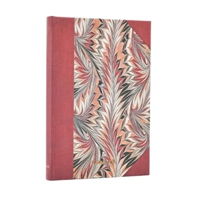 Afbeelding van 2026 Rubedo (Cockerell Marbled Paper) Mini 18 month Horizontal Hardcover Flexi Dayplanner 2025 (Elastic Band Closure)