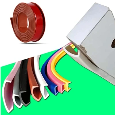 Afbeelding van Meubilair Banding U Vormige TPE Edge Guard Strips, Houten Board Edging Strips voor Kabinet Garderobe Tafel Werkblad en Cut Outs, Tape, Rand (3mx25mm, Bruin)
