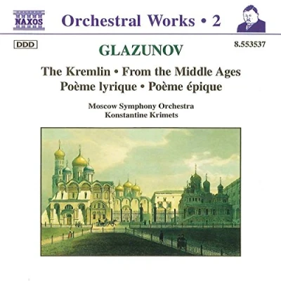 Afbeelding van Moscow Symphony Orchestra, Konstatin Krimets Glazunov: Orchestral Works 2 (CD)