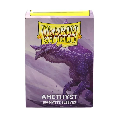 Afbeelding van Dragonshield 100 Box Sleeves Matte Amethyst