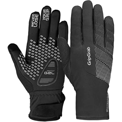 Afbeelding van GripGrab Ride Waterproof Winter Fietshandschoenen Lange Vinger Unisex Zwart Maat L