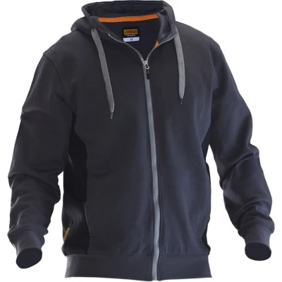 Afbeelding van Jobman 5400 Sweatshirt Hoodie 65540020 Donkergrijs/Zwart L