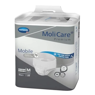Afbeelding van Molicare Premium Mobile 10 Druppels Medium 2421 ml Absorptie 14 stuks