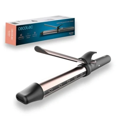 Afbeelding van Cecotec Bamba SurfCare Epic Curly Sphere handmatige krulspelden, 32 mm, van keramiek en toermalijn, temperatuurinstelling (120 C 210 C) led display, ionentechnologie, draaibare kabel.